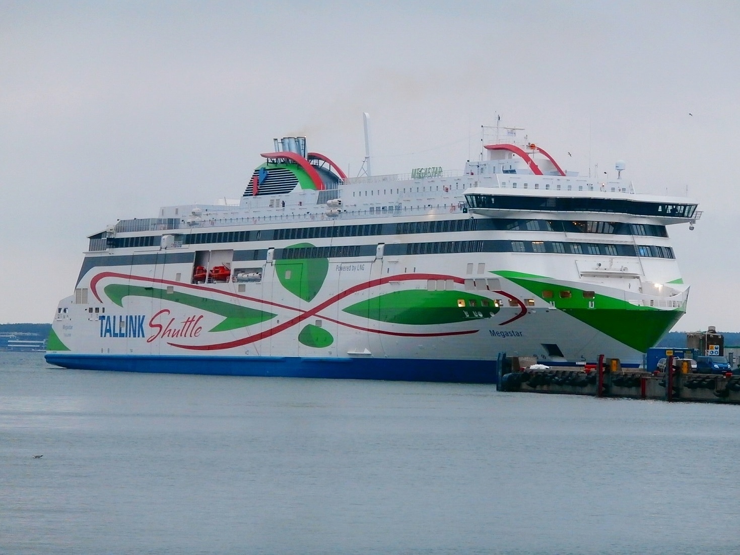 Home M/S Megastar: Port-Side Hull Cleaning & Repaint